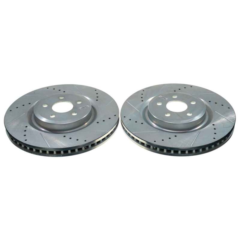 Power Stop 19-22 Ford Edge Front Evolution Drilled & Slotted Rotor (Pair) PowerStop