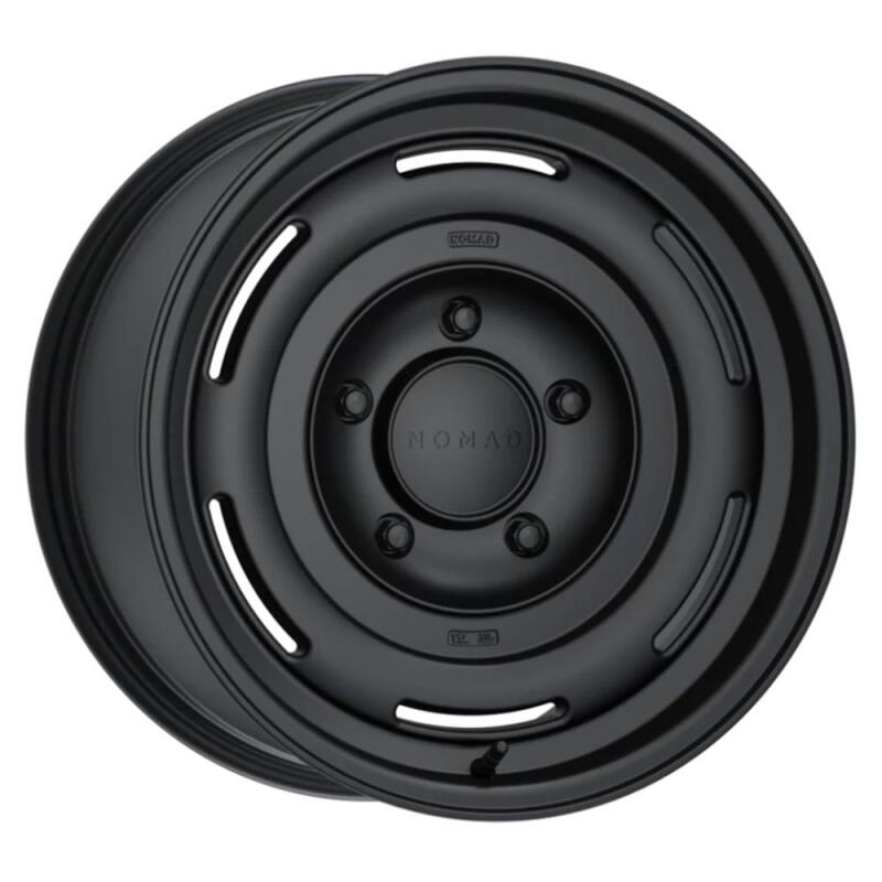 Nomad N504SB Field 17x8.5in / 5x127 BP / 0mm Offset / 106.1mm Bore - Satin Black Wheel