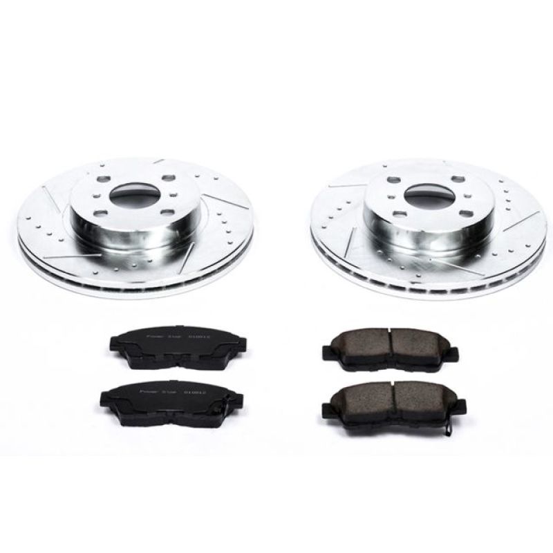 Power Stop 93-97 Geo Prizm Front Z23 Evolution Sport Brake Kit PowerStop