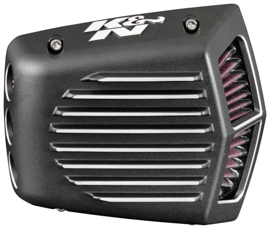 K&N Street Metal Intake System for 08-16 Harley-Davidson Touring Models - Shaker Black