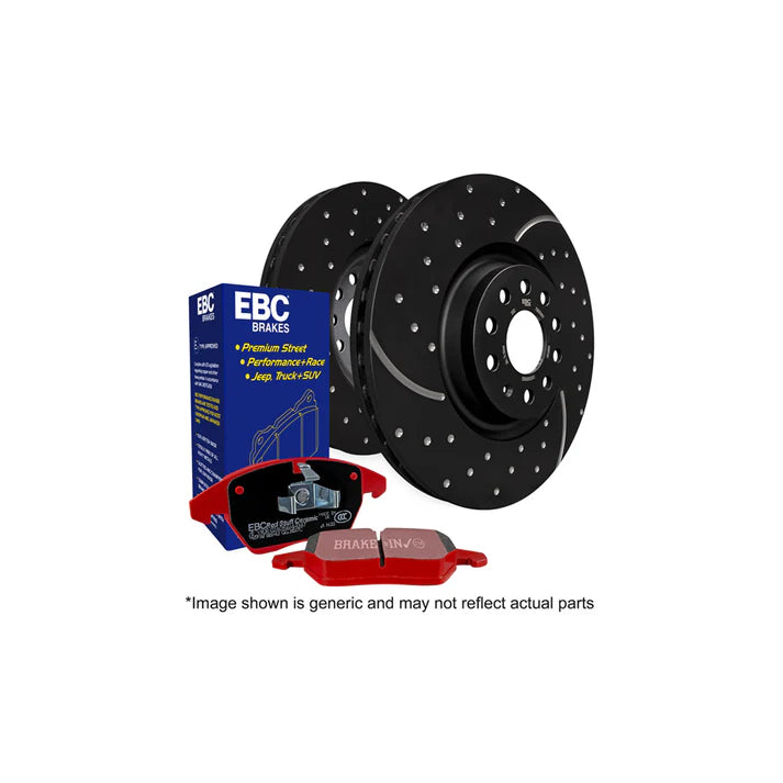 EBC RedStuff Brake Pads and Rotors Kit - PD12KF355 EBC