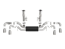 Load image into Gallery viewer, AFE 20-23 C8 Corvette MACH Force-Xp 304 Stainless Steel Cat-Back Exhaust w/ Muffler Polished (w/ NPP) - 49-34124-P