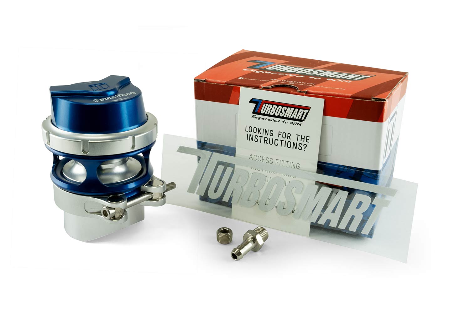 Turbosmart GenV RacePort Blow Off Valve (Blue) - TS-0204-1131 Turbosmart