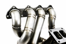 Load image into Gallery viewer, PLM Power Driven T4 Top Mount Turbo Manifold with Dual Wastegates B-Series B16 B18 B20 - PLM-B-T4-TOP