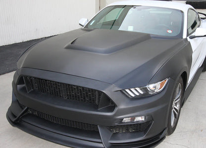 Anderson Composites 15-17 Mustang Fiberglass GT350 Style Hood (Primer) - AC-HD15FDMU-GR-GF