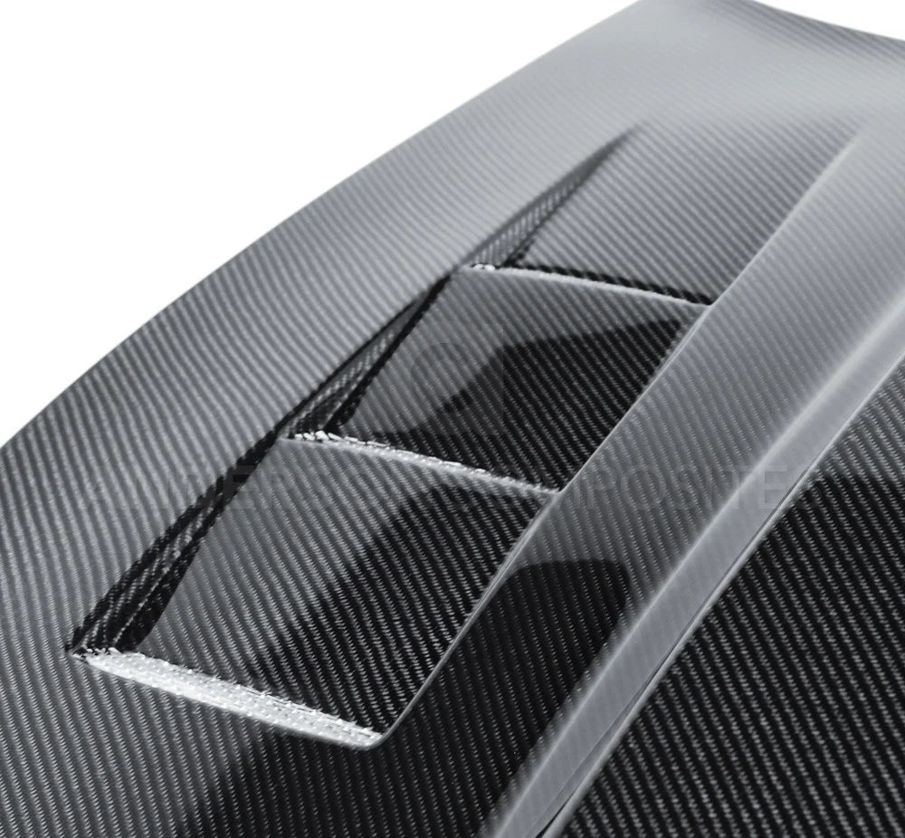 Anderson Composites 10-15 Camaro Type-TS Carbon Fiber Hood  - AC-HD1011CHCAM-TS