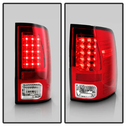 Spyder Dodge Ram 1500 13-14 13-14 LED Tail Lights LED Model only - Red Clear ALT-YD-DRAM13-LED-RC