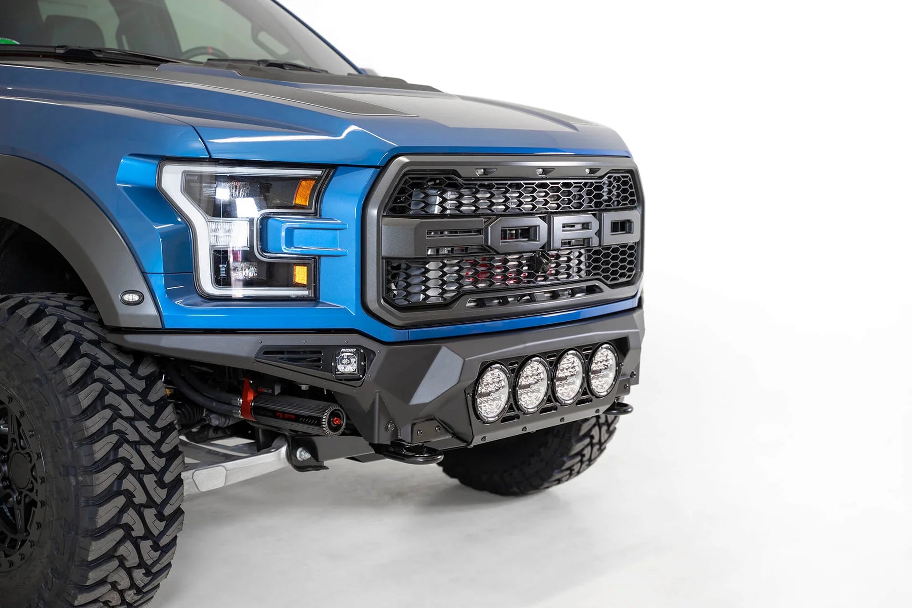 Addictive Desert Designs 2017-2020 Ford Raptor Bomber Front Bumper (Rigid) - F11001411010 Addictive Desert Designs