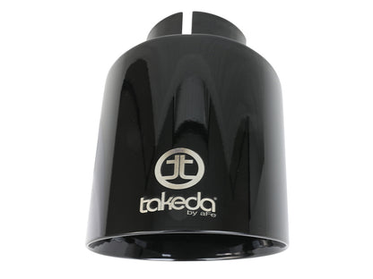 afe Takeda Universal Exhaust Tip 2-1/2 IN Inlet x 4-1/2 IN Outlet x 7 IN L