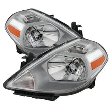 Load image into Gallery viewer, Xtune Nissan Versa 07-12 Crystal Headlights Chrome HD-JH-NV07-AM-C SPYDER