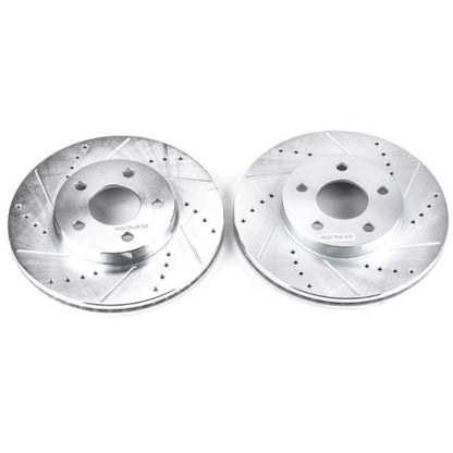 Power Stop 07-10 Chevrolet Cobalt Front Evolution Drilled & Slotted Rotors - Pair PowerStop
