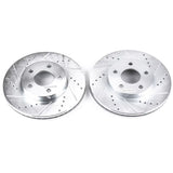 Power Stop 07-10 Chevrolet Cobalt Front Evolution Drilled & Slotted Rotors - Pair