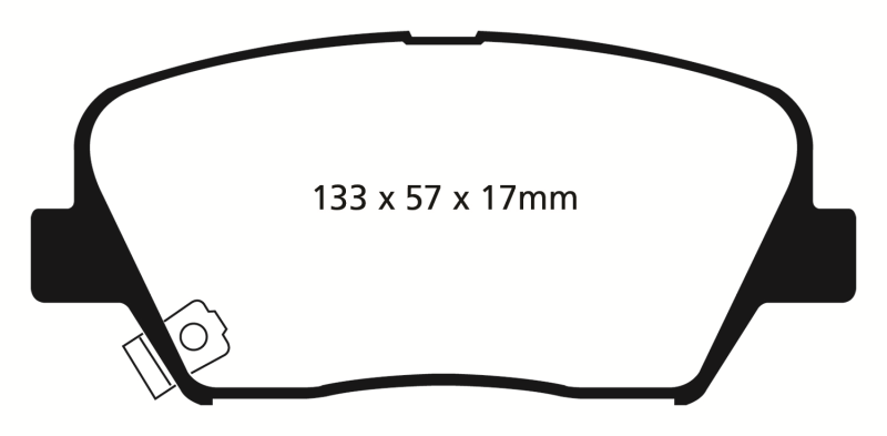 EBC YellowStuff Front Brake Pads - DP41863R