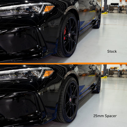 Mishimoto Wheel Spacers - 5x120 - 64.1 CB - M14 x1.5 - 10mm - BK Mishimoto