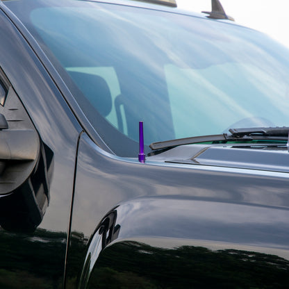 Wehrli 07.5-19 Chevrolet 6.6L Duramax Billet TIG Torch Stubby Antenna - Semi-Gloss Black - WCF100041-SGB