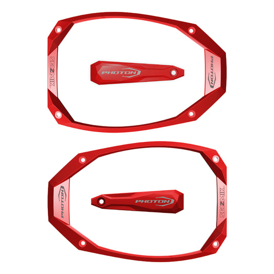 Seizmik Photon Cast Aluminum Trim Kit, Red