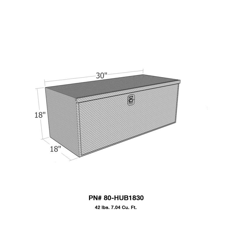 Westin/Brute HD Under Body 18in x 30in Drop Down Door - Aluminum