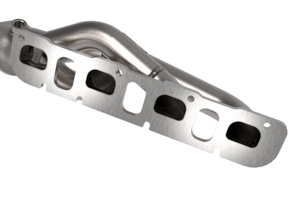 aFe 21-22 Jeep Wrangler 392 Twisted Steel Header 1-7/8 IN to 2-3/4 IN 304 w/ Raw Finish aFe