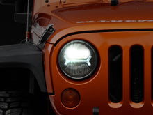 Load image into Gallery viewer, Raxiom 07-18 Jeep Wrangler JK LED Halo Headlights- Black Housing (Clear Lens)