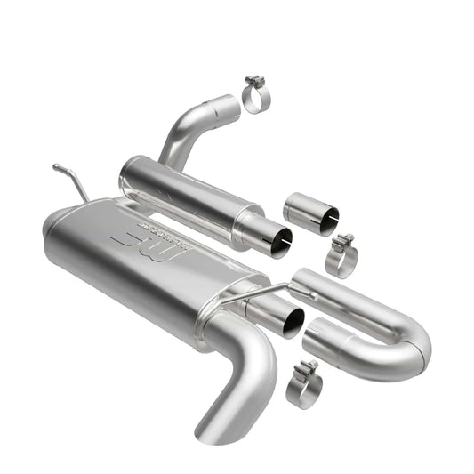 MagnaFlow 2018-2023 Jeep Wrangler Overland Series Axle-Back Performance Exhaust System #19620 Magnaflow