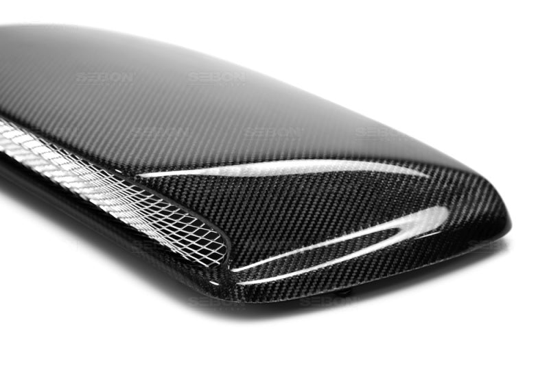 Seibon STI-style carbon fiber hood scoop for 1998-2001 Subaru Impreza - HDS9801SBIMP-STI