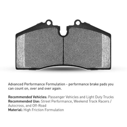 R1 10-25 Lexus LS460 Front Performance Sport Brake Pads