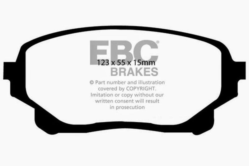 EBC GreenStuff Front Brake Pads - DP61756 EBC