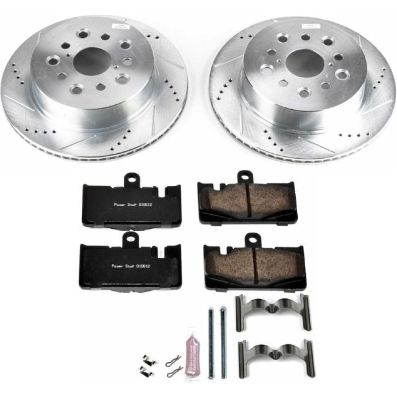 Power Stop 01-06 Lexus LS430 Rear Z23 Evolution Sport Brake Kit PowerStop