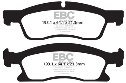 EBC Ultimax2 Front Brake Pads - UD1629 EBC