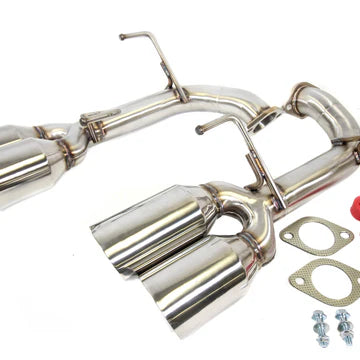 PLM Subaru WRX & STI 2015-2021 Axle-Back Exhaust Muffler Deletes V2 (Polished) - PLM-SUB-TKP-DUAL-2015-2-POLISH