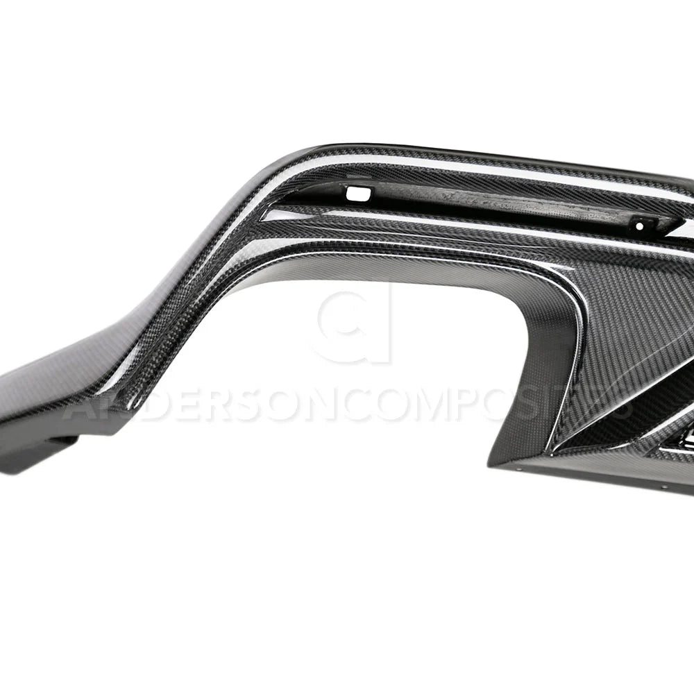 Anderson Composites 2020 - 2023 Mustang Shelby GT500 Carbon Fiber Rear Diffuser - AC-RL20FDMU500