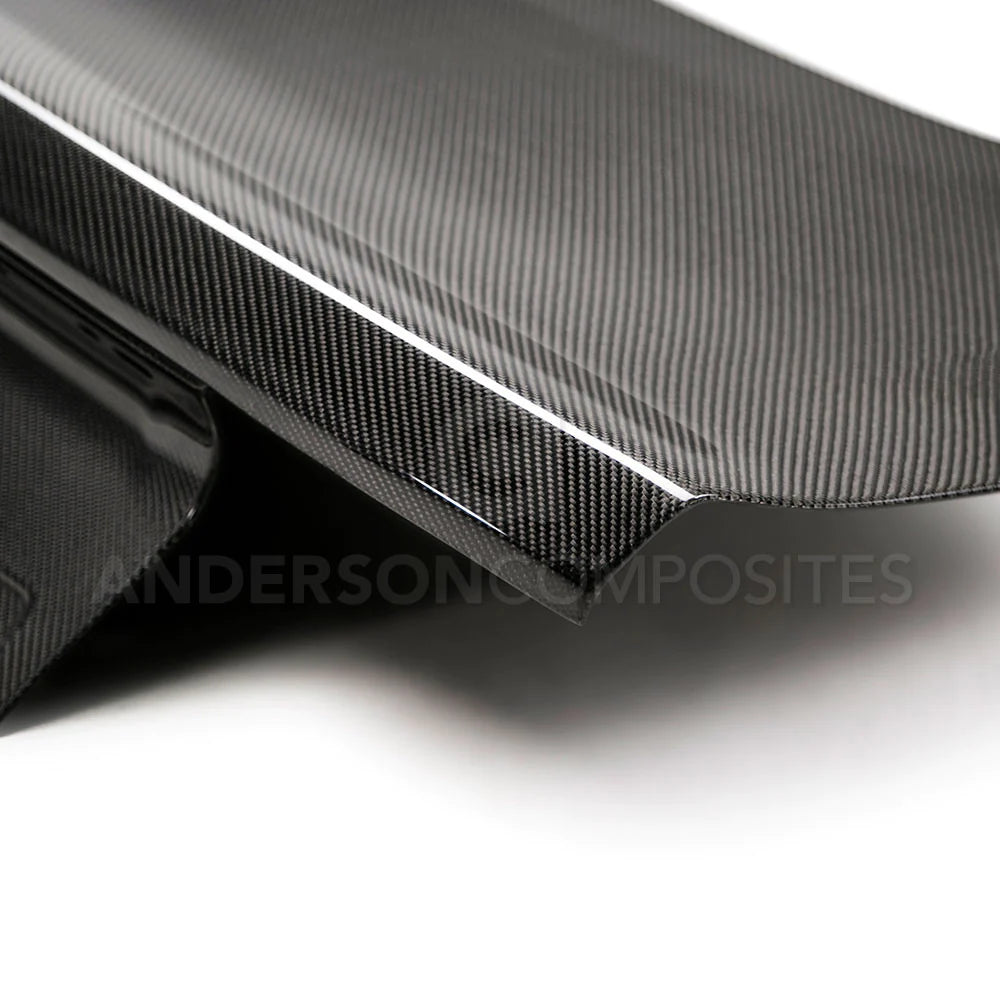 Anderson Composites 2015 - 2023 Mustang Double-sided Carbon Fiber Type-OE Decklid - AC-TL15FDMU-DS