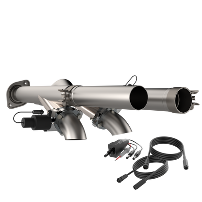 QTP 2017-2020 Ford F-150 Raptor Aggressor Cutout Pipes - 540117 QTP