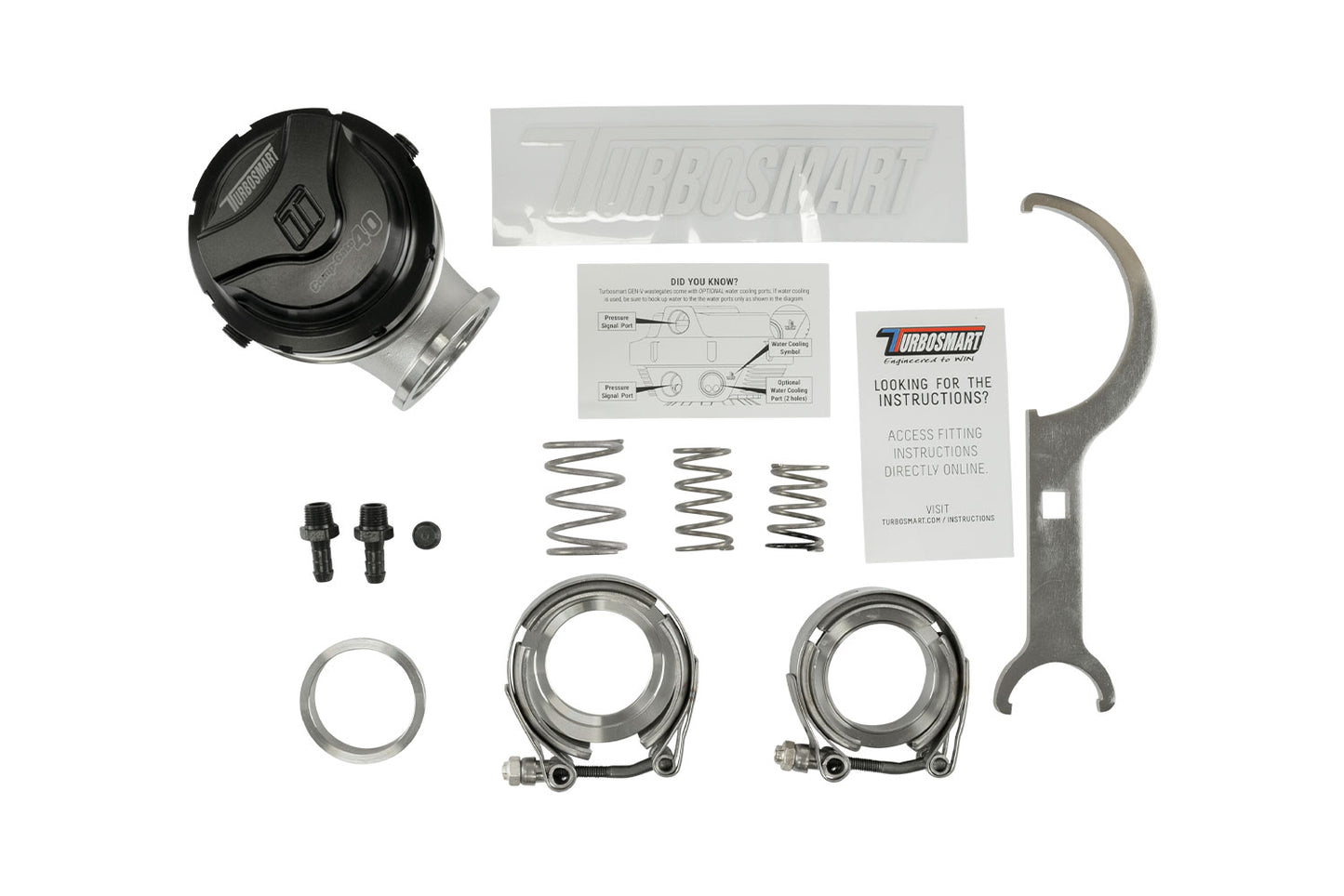 Turbosmart GenV CompGate40 External Wastegate 14psi (Sleeper) - TS-0552-1015 Turbosmart