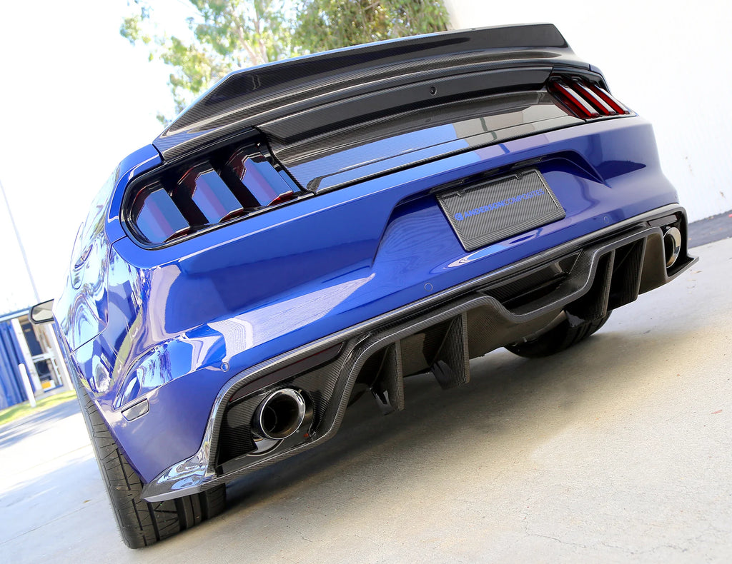 Anderson Composites 2015 - 2017 Mustang Carbon Fiber Type-AR Rear Diffuser - AC-RL15FDMU-AR