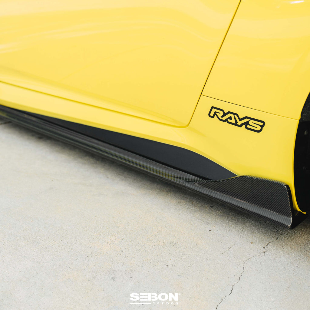 Seibon MB-Style Carbon Fiber Side Skirts For 2023-2024 Nissan Z - SS22NSZ-MB