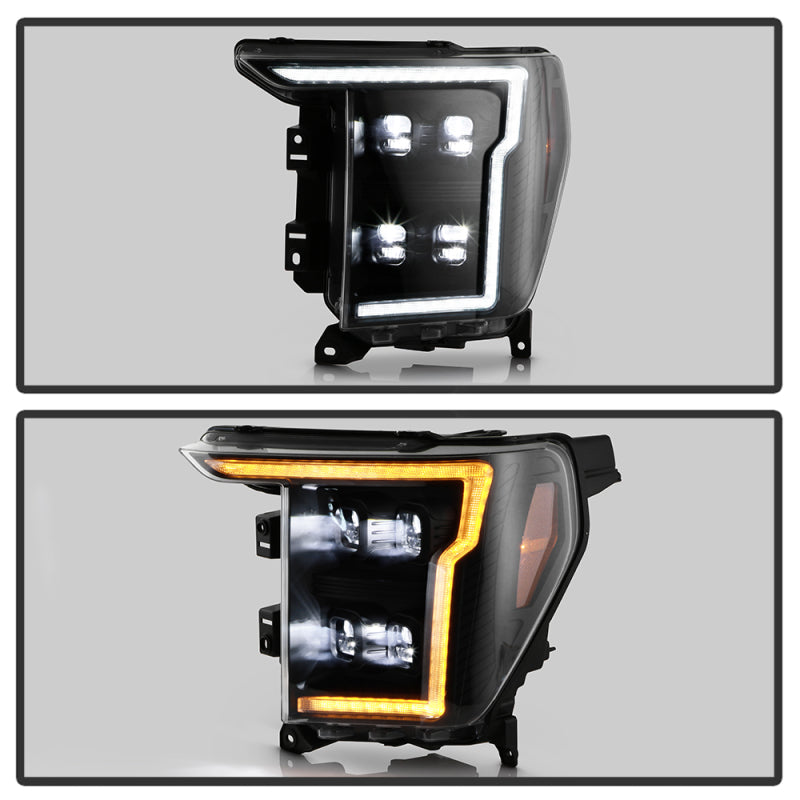 Spyder Ford F150 20-21 Quad High-Power LED Module - Black (PRO-YD-FF15021HALAP-SBSEQ-BK) SPYDER