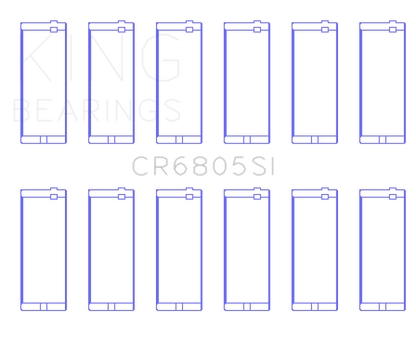 King Jeep 232ci 3.8L / Jeep 258ci 4.2L Connecting Rod Bearing Set