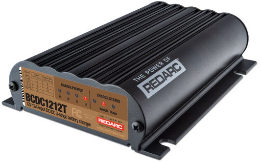 REDARC DC/DC 3-Stage Vehicle to Trailer Battery Charger - 12V 12A REDARC
