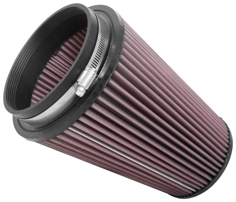 K&N Universal Clamp-On Air Filter 5in FLG / 6-1/2in B / 4-3/8in T / 8-3/4in H K&N Engineering