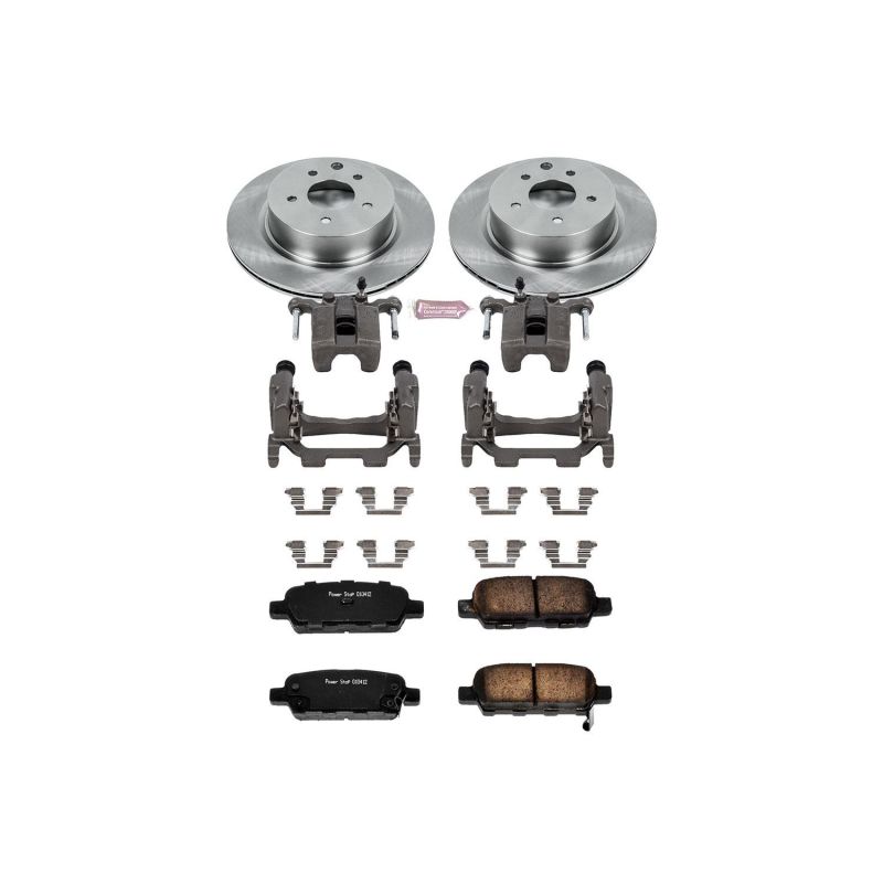 Power Stop 11-12 Infiniti G25 Rear Autospecialty Brake Kit w/Calipers PowerStop