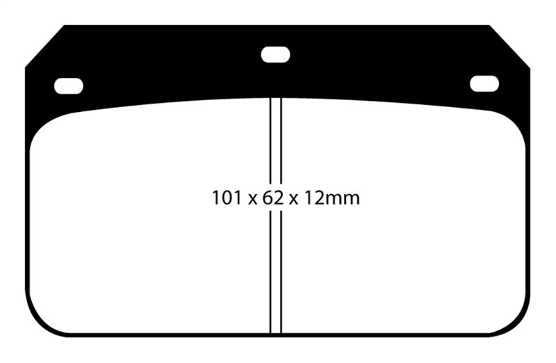 EBC YellowStuff Rear Brake Pads - DP4001R