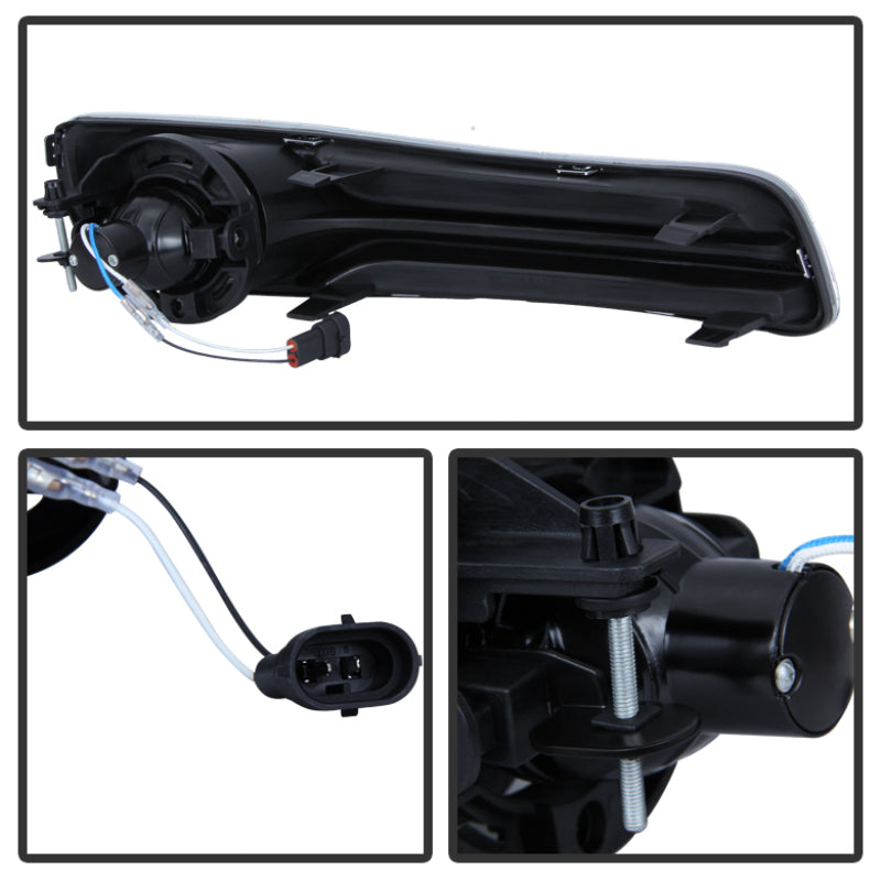 Spyder Chrysler 300 2011-2014 OEM Fog Light W/Universal Switch- Clear FL-C30011-C SPYDER