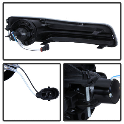 Spyder Chrysler 300 2011-2014 OEM Fog Light W/Universal Switch- Clear FL-C30011-C SPYDER