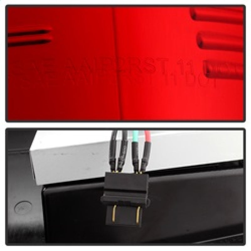 Spyder Ford F150 Styleside 97-03/F250 Version 2 LED Tail Lights Red Clear ALT-YD-FF15097-LED-G2-RC SPYDER