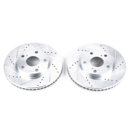 Power Stop 92-01 Lexus ES300 Front Evolution Drilled & Slotted Rotors - Pair PowerStop