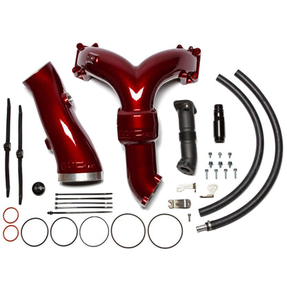 Wehrli 20-26 Power Stroke 6.7L High Flow Y-Bridge Kit - Semi-Gloss Black