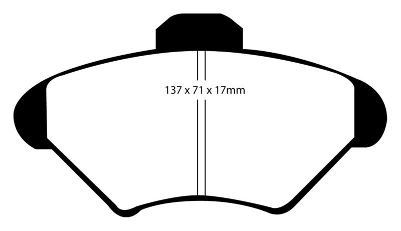 EBC RedStuff Front Brake Pads - DP31143C EBC