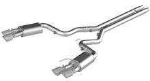 Load image into Gallery viewer, MBRP 2018-2023 Ford Mustang GT 5.0L 3in Cat-Back Exhaust Street Profile Quad Rear Exit - S7205AL MBRP