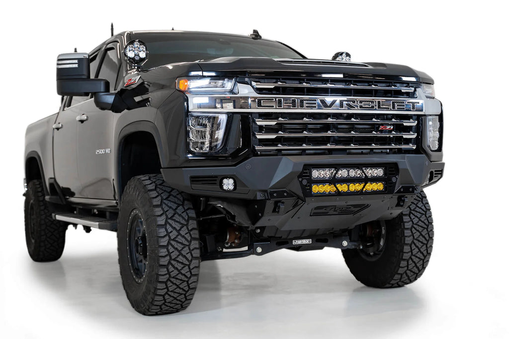 Addictive Desert Designs 2020-2022 Chevy 2500/3500 Bomber Front Bumper (20 Inch Lights) - F270012140103